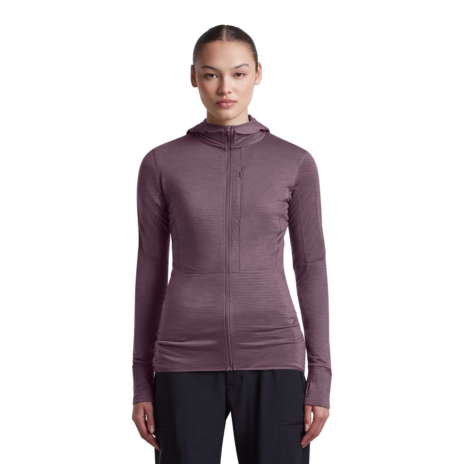 Icebreaker W Merino 200 RealFleece Descender LS Zip Hoodie